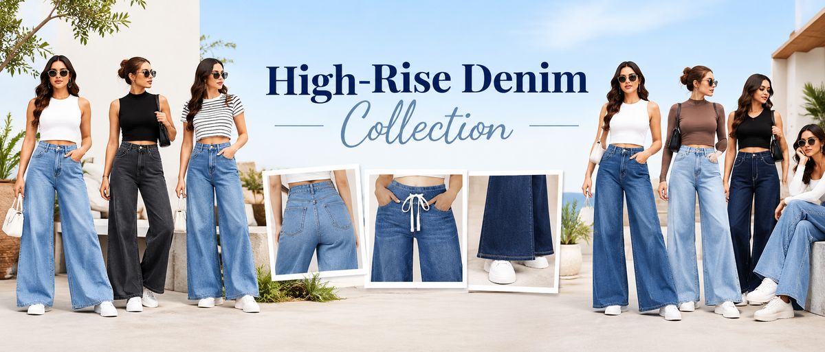 High-Rise Denim Collection