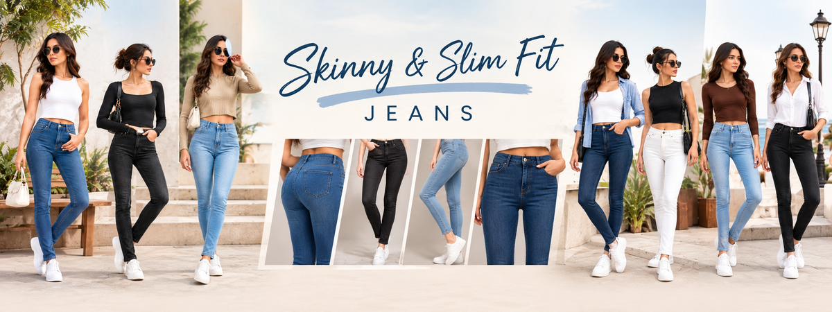 Skinny & Slim Fit Jeans