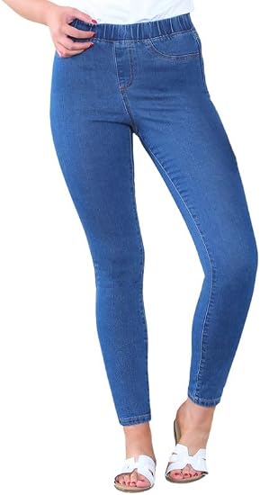 Women’s Sculpted High-Rise Stretch Jeggings – Sleek Pull-On Denim