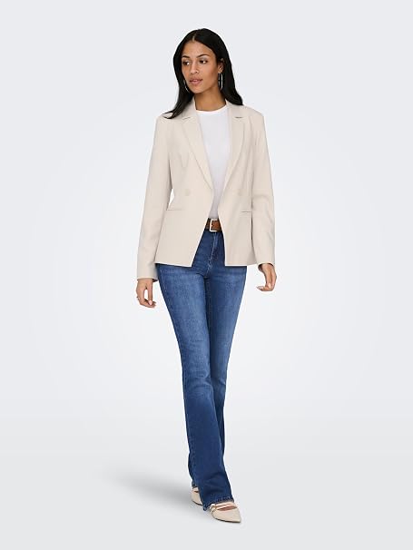 Women’s Mid-Rise Flared Stretch Denim Jeans – Regular Fit