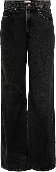 Women’s 100% Cotton Wide-Leg Denim Jeans – Relaxed Everyday Style