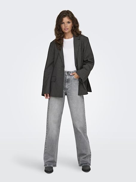Women’s Wide-Leg Denim Jeans – Classic Everyday Style with Belt Loops