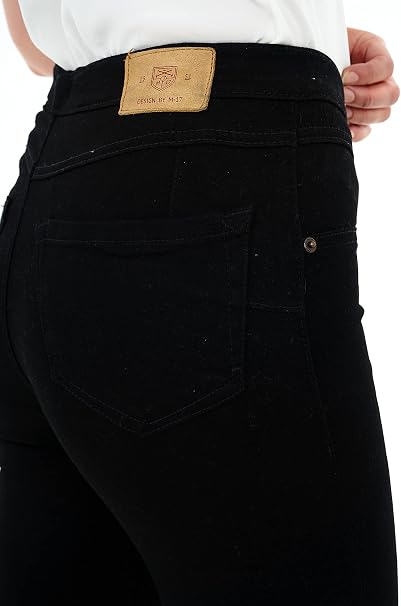 Women’s Pull-On Skinny Fit Denim Jeggings – Sculpting Stretch Jeans