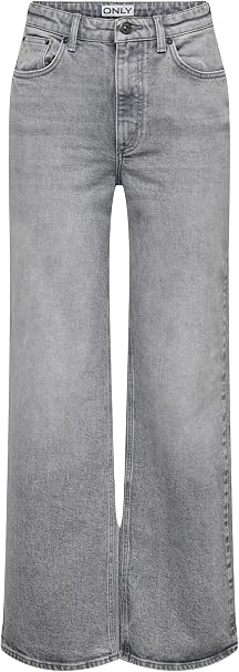 Women’s Wide-Leg Denim Jeans – Classic Everyday Style with Belt Loops